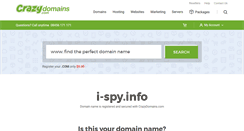 Desktop Screenshot of i-spy.info